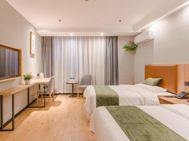 Greentree Inn Hefei Sanlian College Anda Qingyuan Campus Subway Station Wangdaying Dış mekan fotoğraf